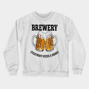 Funny Beer Fact Crewneck Sweatshirt